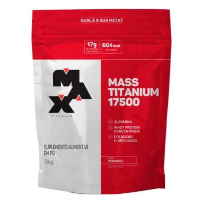 Mass Titanium 17500 MORANGO (3kg) - Max Titanium